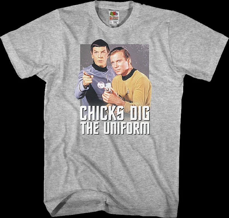 Chicks Dig The Uniform Star Trek T-Shirt