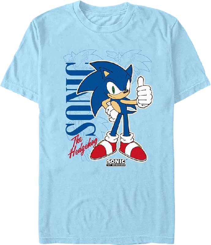 Thumbs Up Sonic The Hedgehog T-Shirt