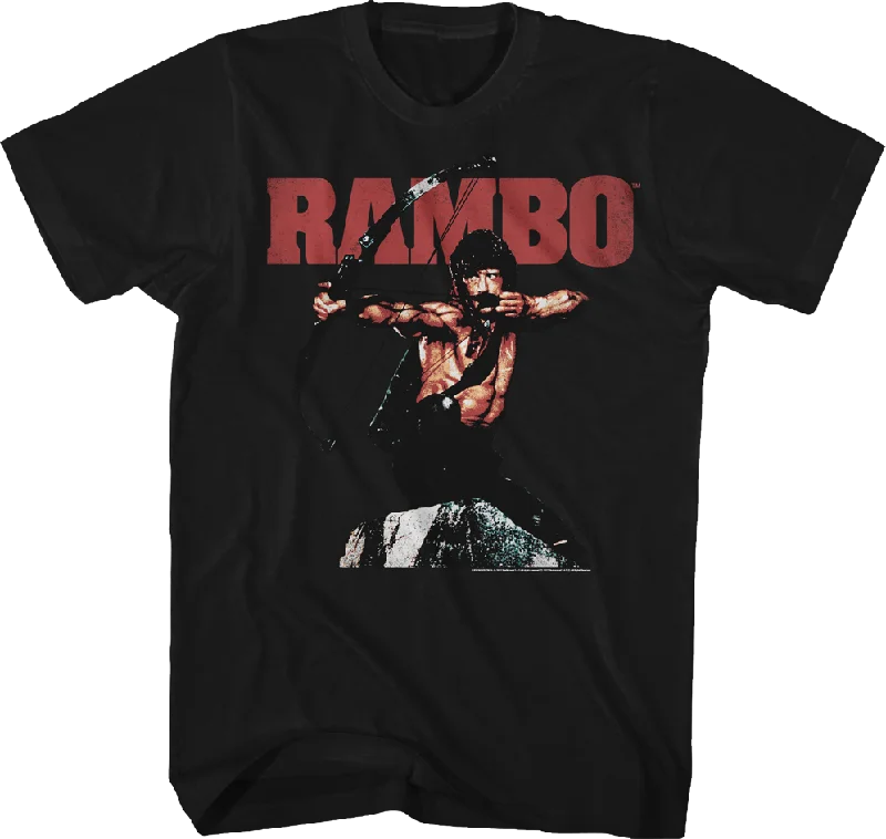 Black Bow and Arrow Rambo Shirt