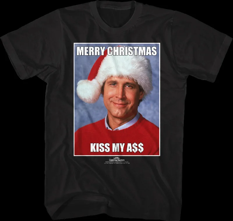 Clark Griswold Kiss My Ass Christmas Vacation T-Shirt