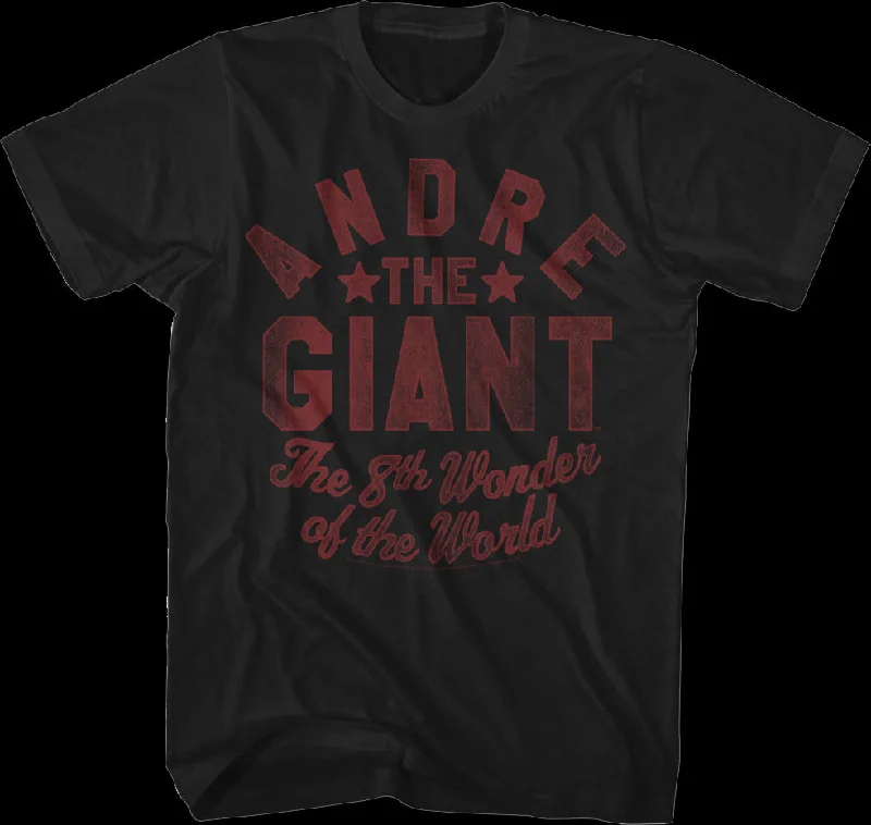 Distressed 8th Wonder Andre The Giant T-Shirt