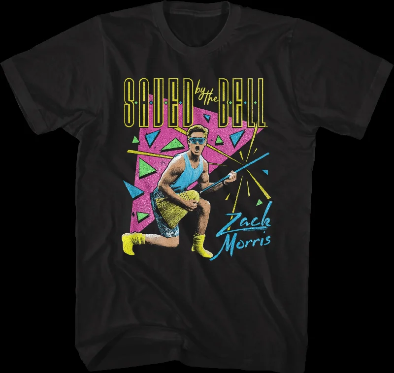 Neon Zack Morris Saved By The Bell T-Shirt