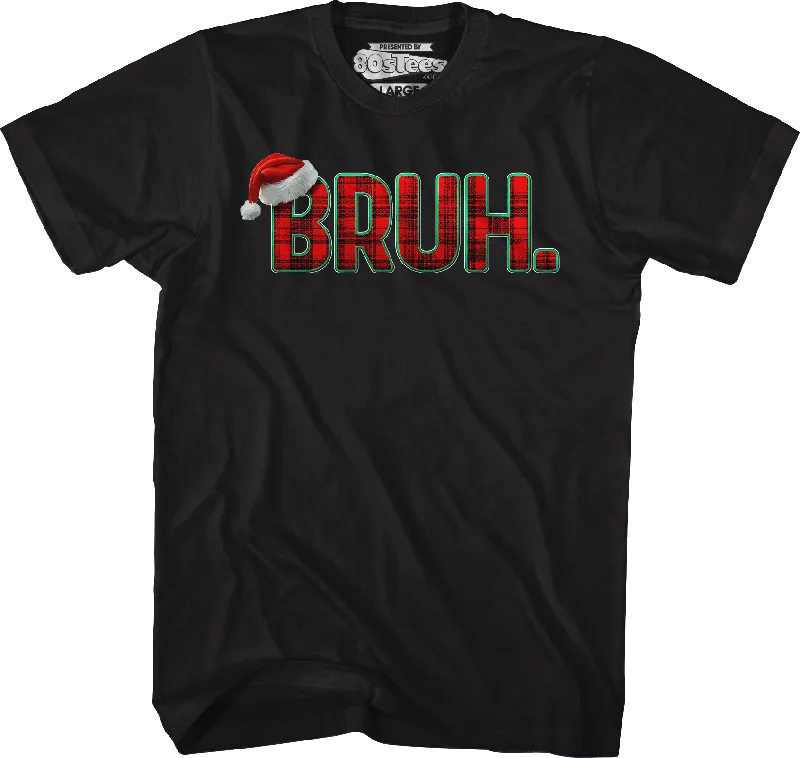 Plaid Bruh Christmas T-Shirt