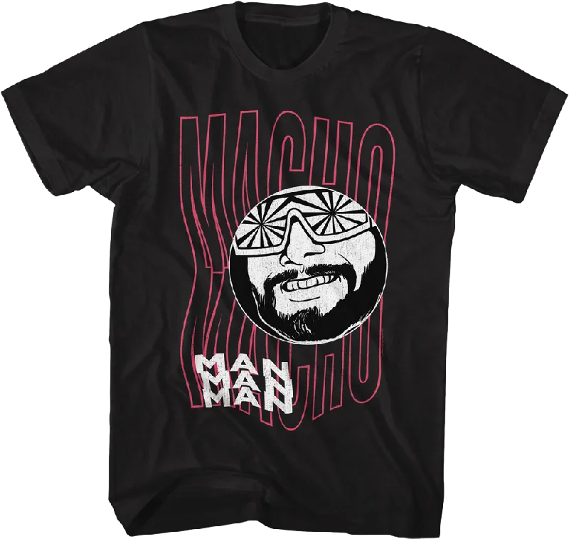 Funky Text Macho Man Randy Savage T-Shirt