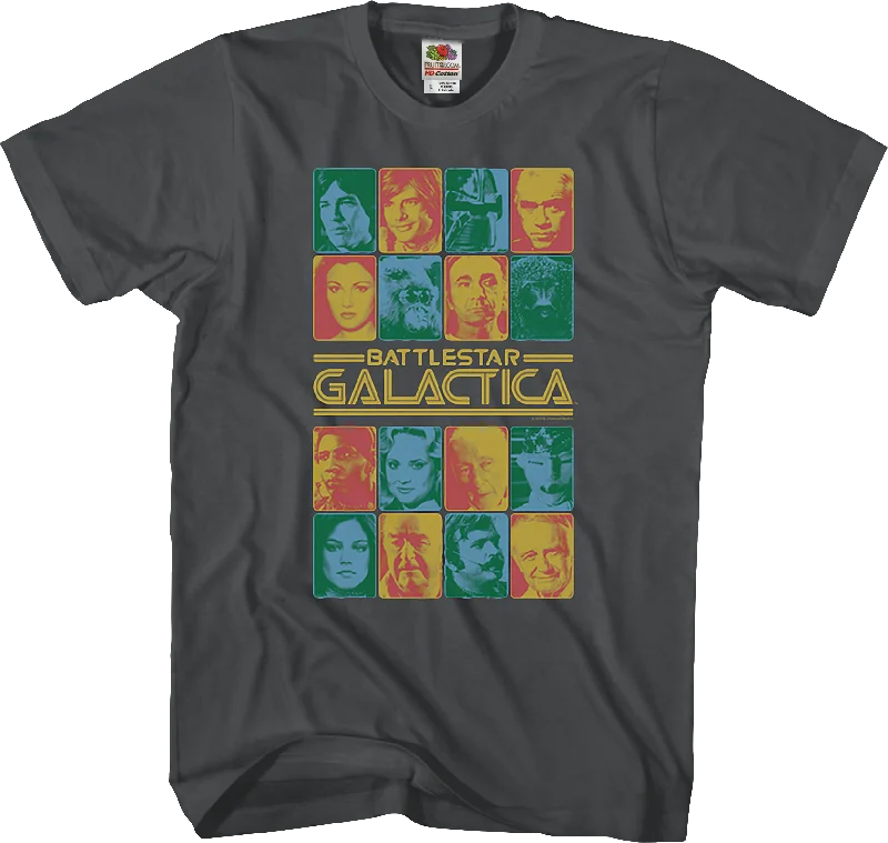 Cast Battlestar Galactica T-Shirt