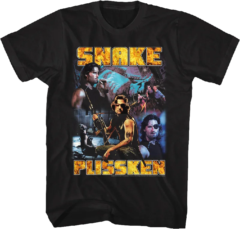 Snake Plissken Collage Escape From New York T-Shirt