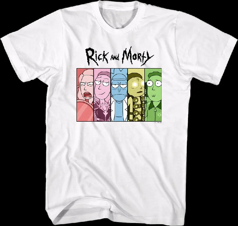 Cast Rick And Morty T-Shirt