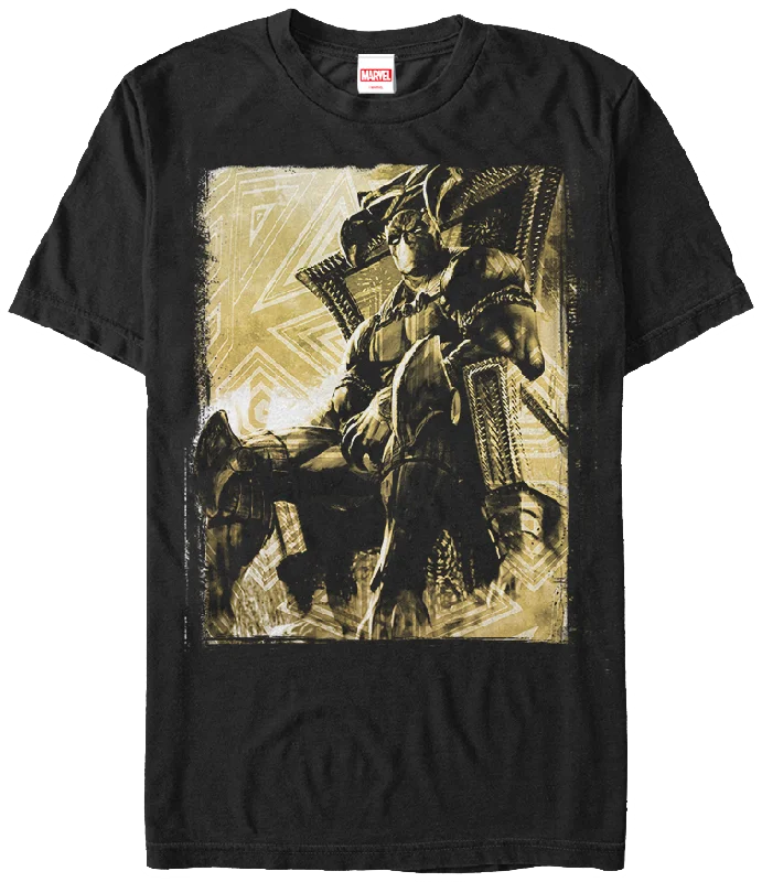 King's Throne Black Panther T-Shirt