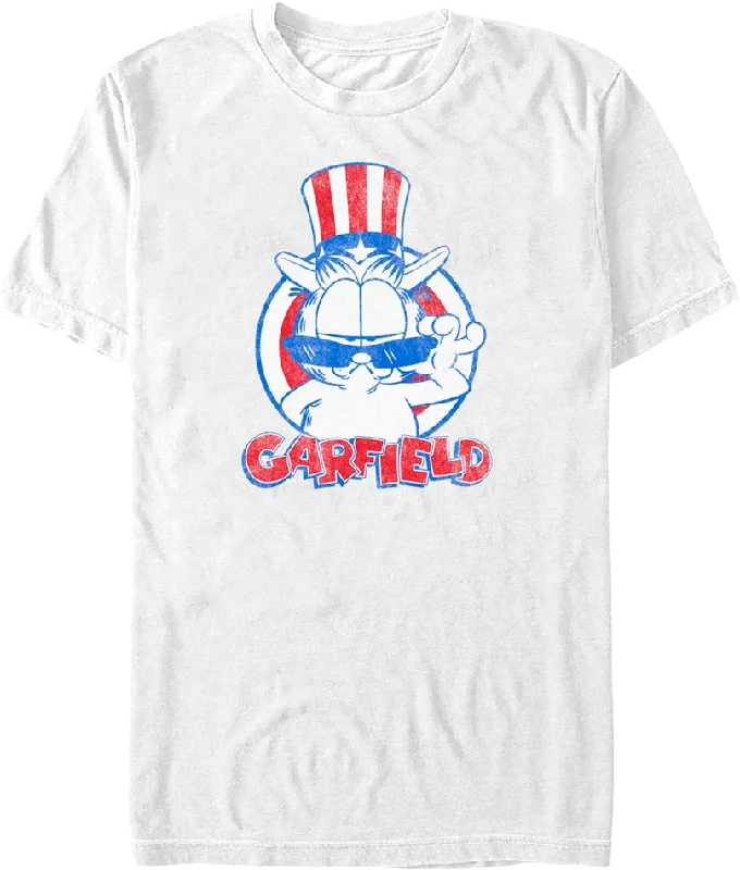 Patriotic Cool Cat Garfield T-Shirt