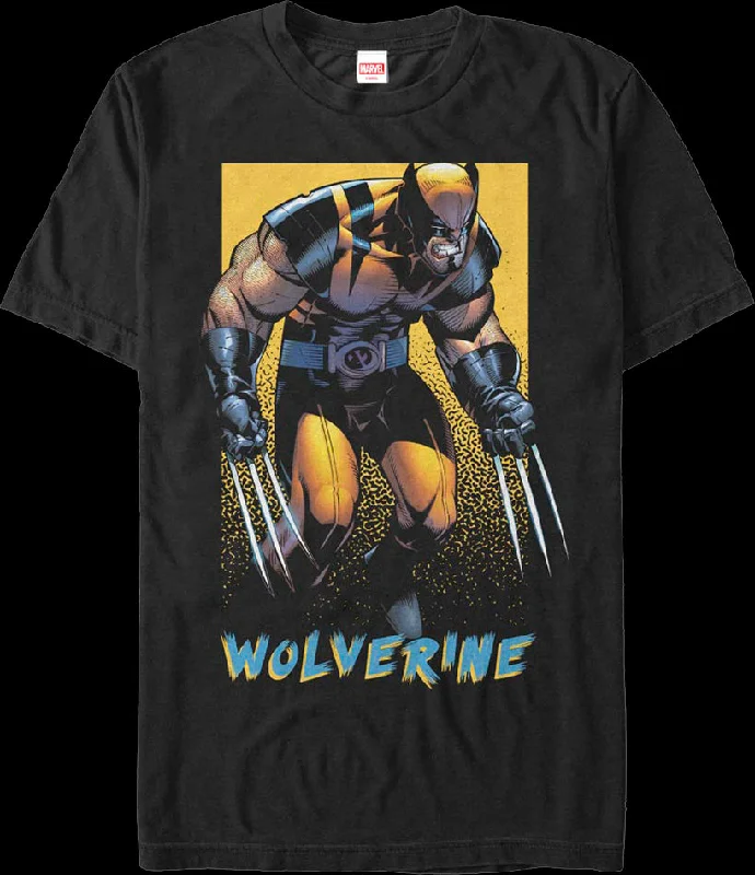 X-Men Wolverine Poster Marvel Comics T-Shirt