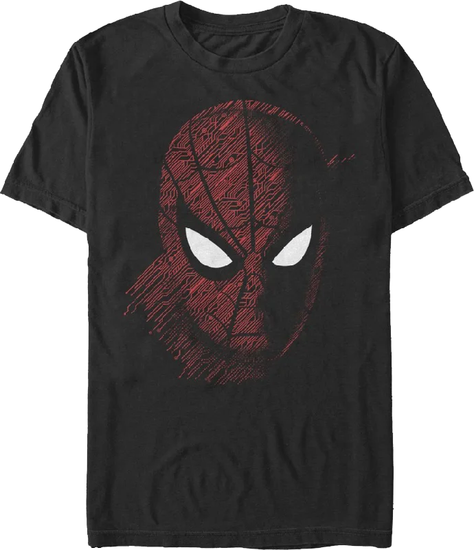 Tech Portrait Spider-Man T-Shirt