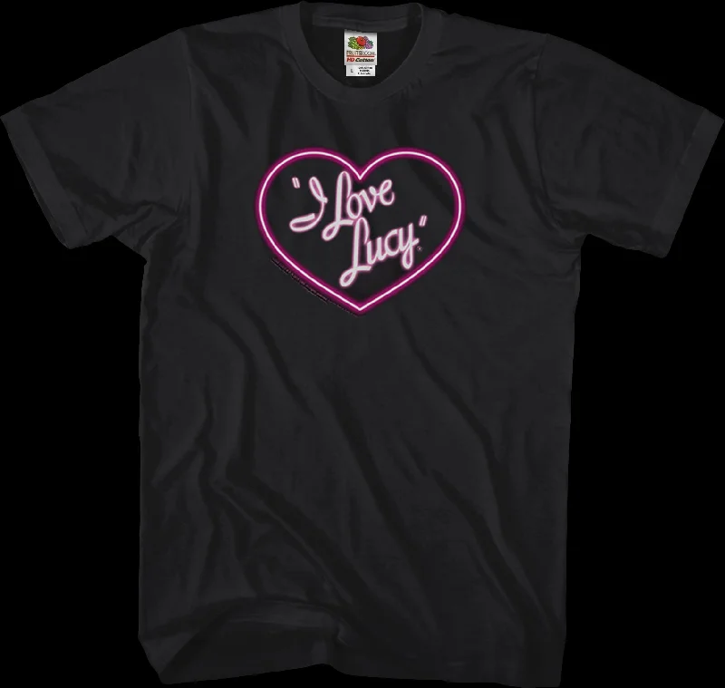 Neon Logo I Love Lucy T-Shirt