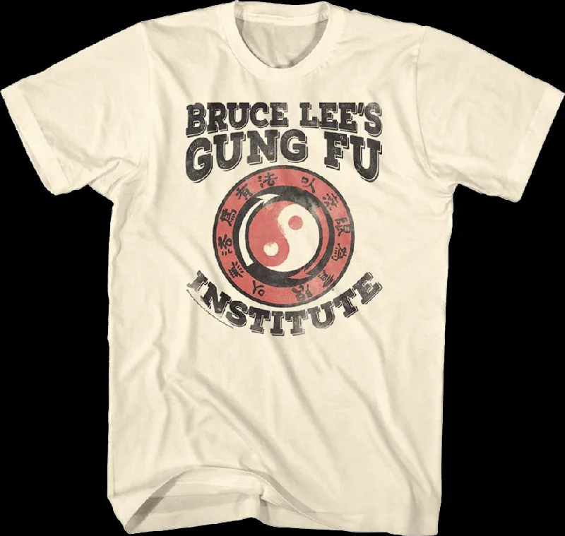 Gung Fu Institute Logo Bruce Lee T-Shirt