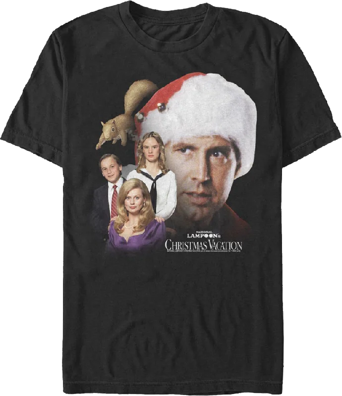 Griswold Collage Christmas Vacation T-Shirt