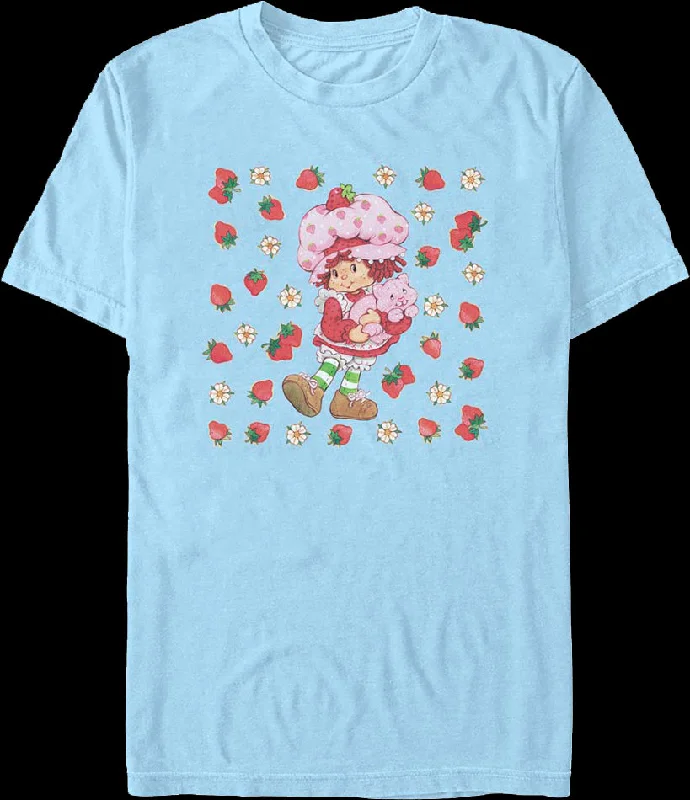 Flower Field Strawberry Shortcake T-Shirt