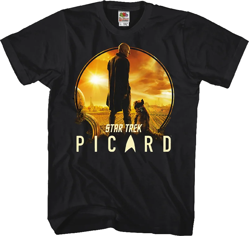 Picard and Number One Star Trek T-Shirt