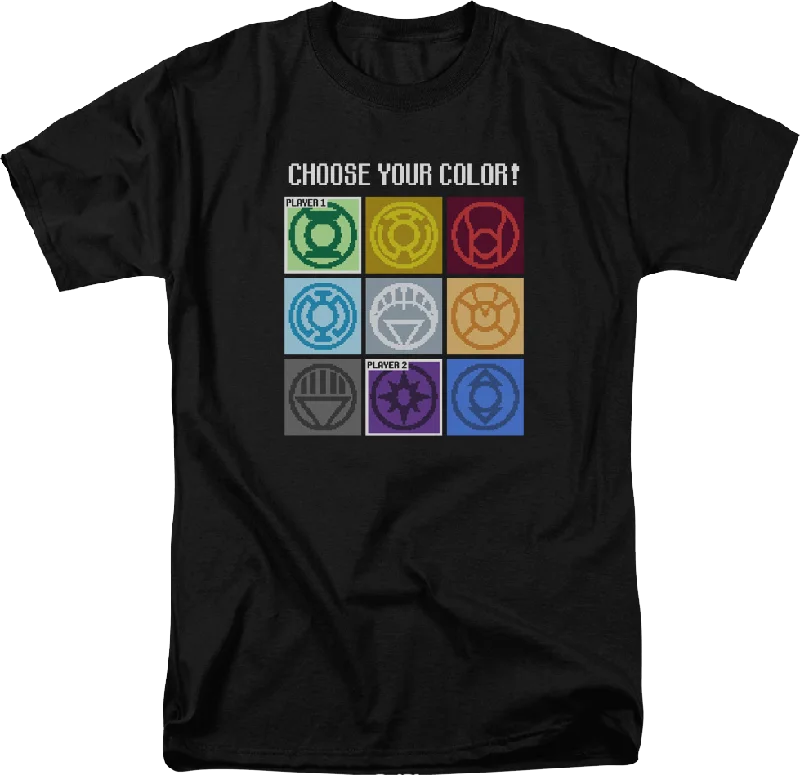 Choose Your Color Green Lantern DC Comics T-Shirt