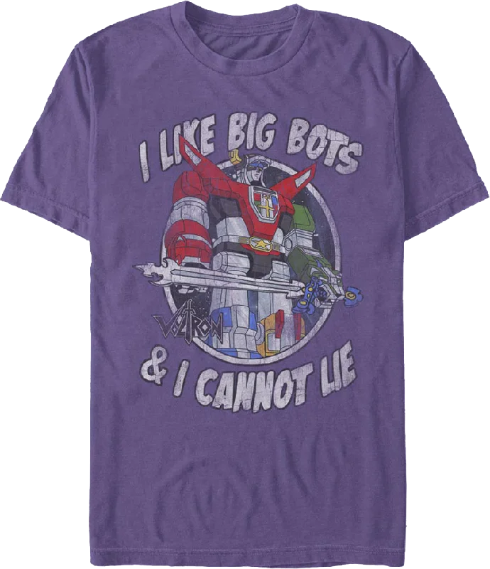 I Like Big Bots & I Cannot Lie Voltron T-Shirt