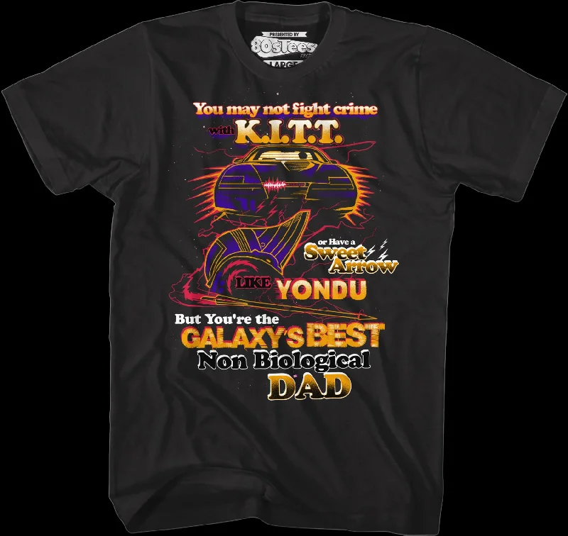 Inspired by Guardians of the Galaxy Non Biological Dad T-Shirt