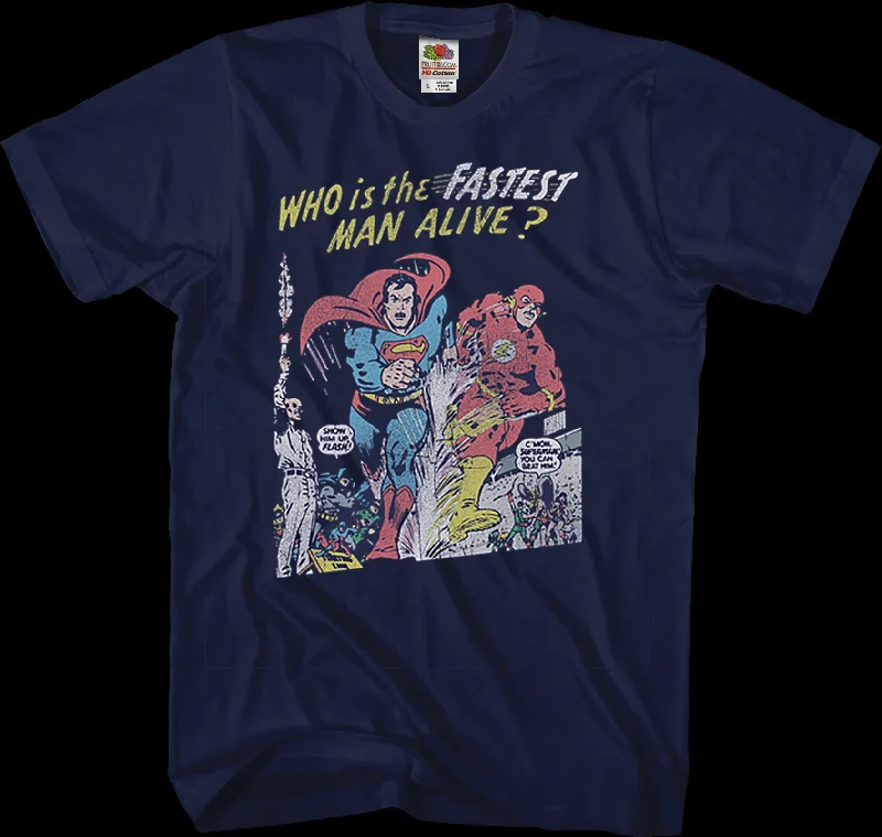 Superman's Race With The Flash T-Shirt