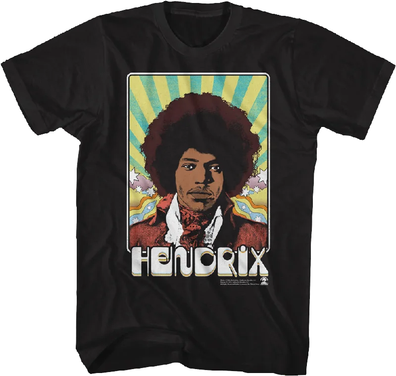 Psychedelic Poster Jimi Hendrix T-Shirt