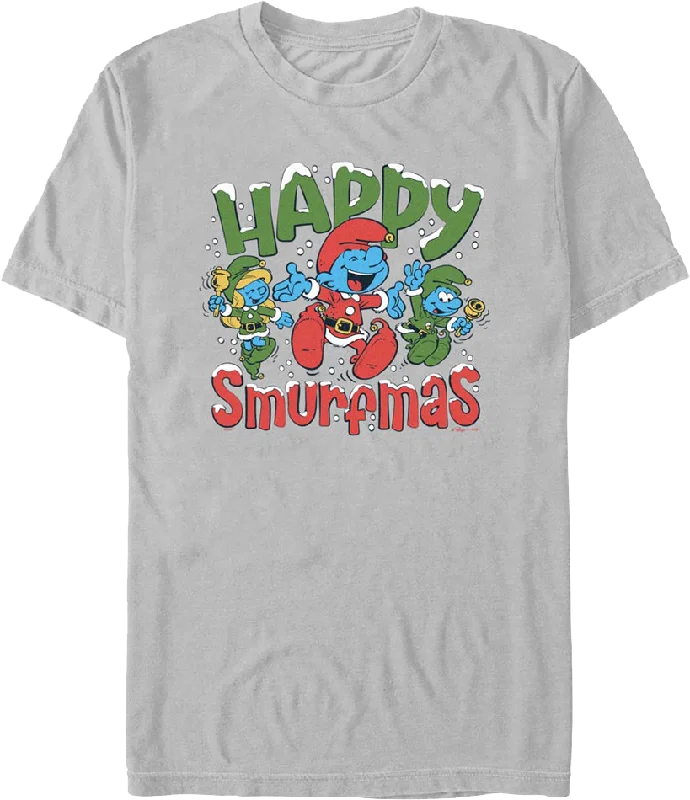 Happy Smurfmas Smurfs T-Shirt