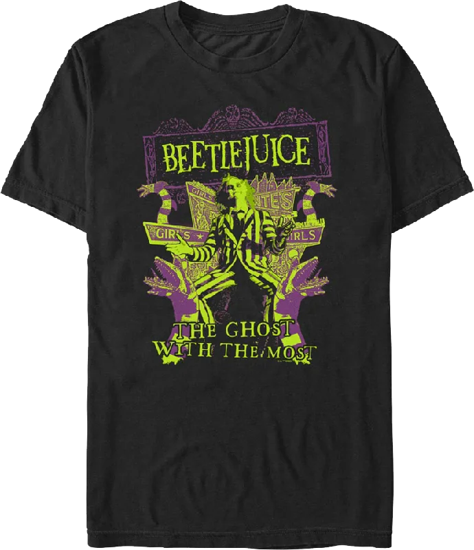 Vintage Ghost With The Most Beetlejuice T-Shirt