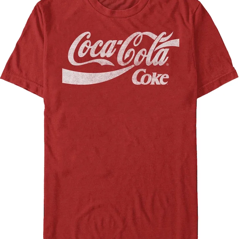 Distressed Logo Coca-Cola T-Shirt