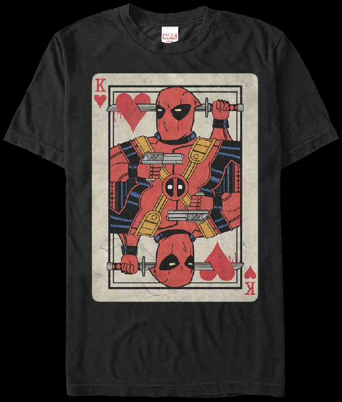 King of Hearts Deadpool T-Shirt