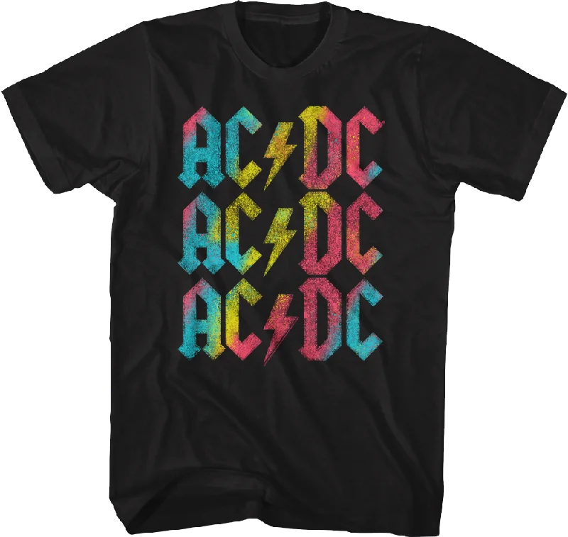 Rainbow Logo ACDC T-Shirt