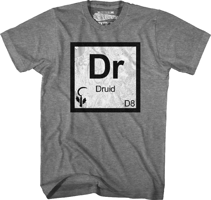 Druid Element Symbol Dungeons & Dragons T-Shirt