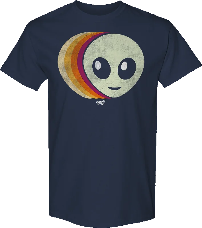 Retro Alien Face Emoji T-Shirt