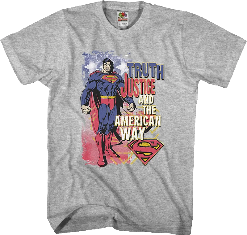 Truth Justice And The American Way Superman T-Shirt