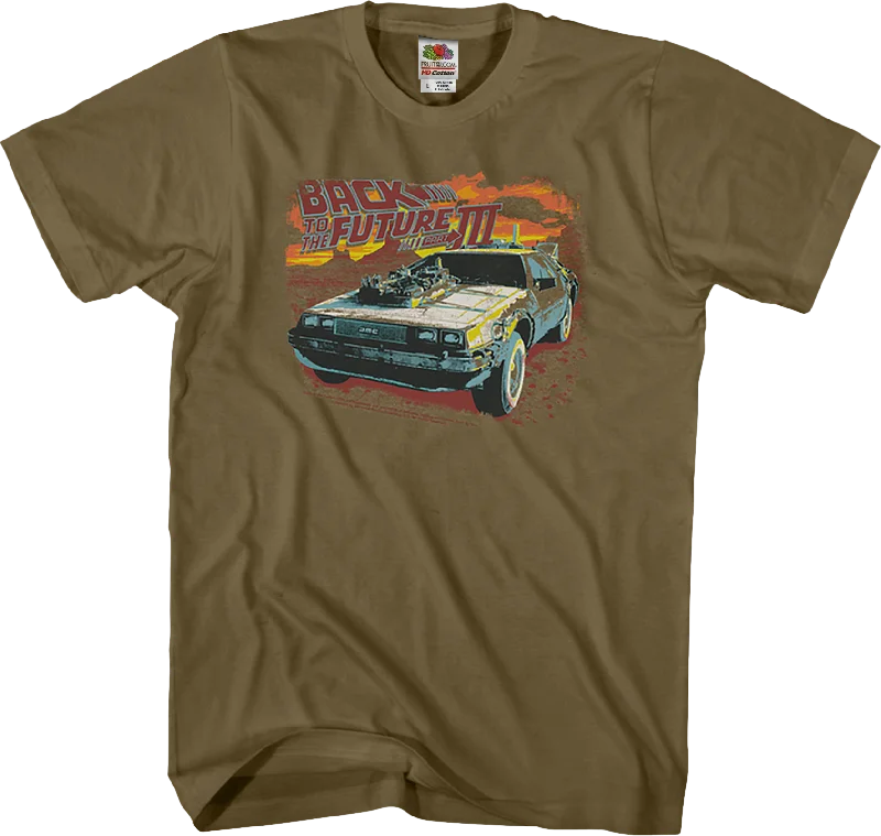 DeLorean Back To The Future Part III T-Shirt