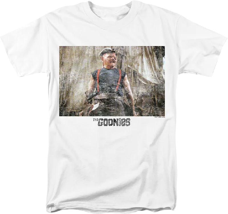 Vintage White Pirate Sloth Goonies T-Shirt