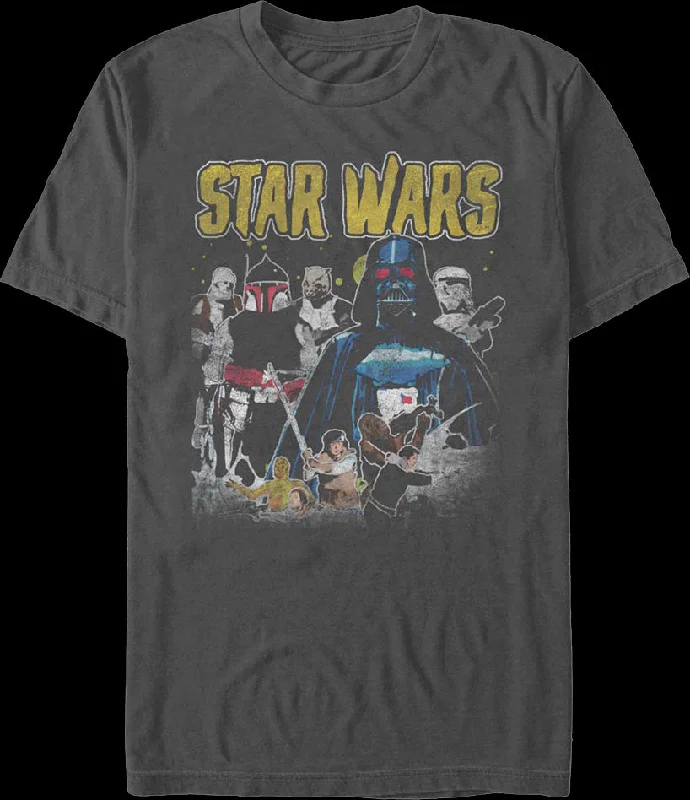 The Empire Strikes Back Collage Star Wars T-Shirt