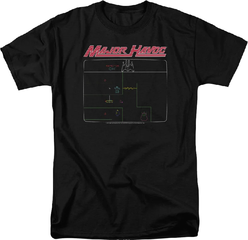 Major Havoc Screen Atari T-Shirt