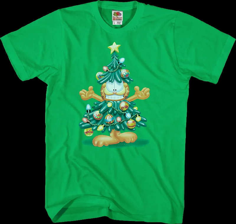 Christmas Tree Garfield T-Shirt