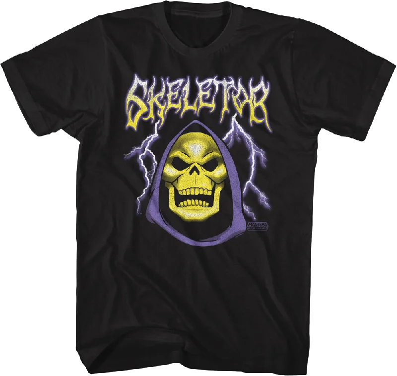 Skeletor Lightning Bolts Masters of the Universe T-Shirt