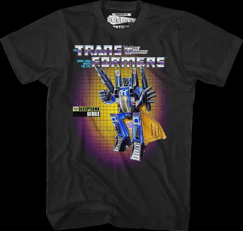 Dirge Box Art Transformers T-Shirt