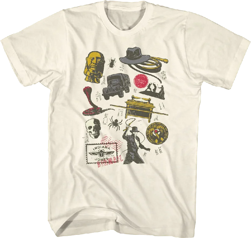 Raiders of the Lost Ark Icons Indiana Jones T-Shirt