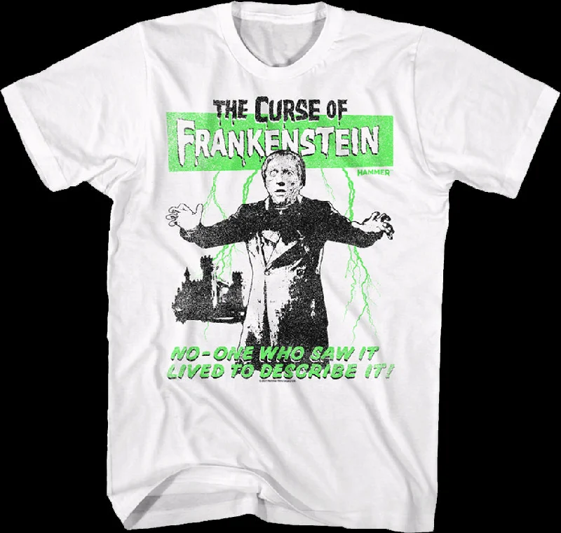 The Curse Of Frankenstein Hammer Films T-Shirt