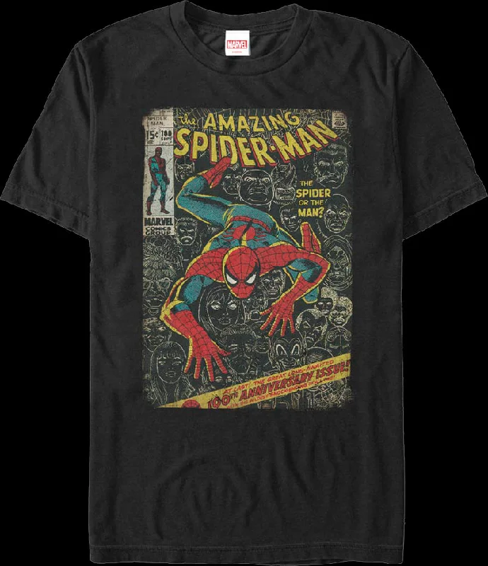 100th Anniversary Issue Spider-Man Marvel Comics T-Shirt