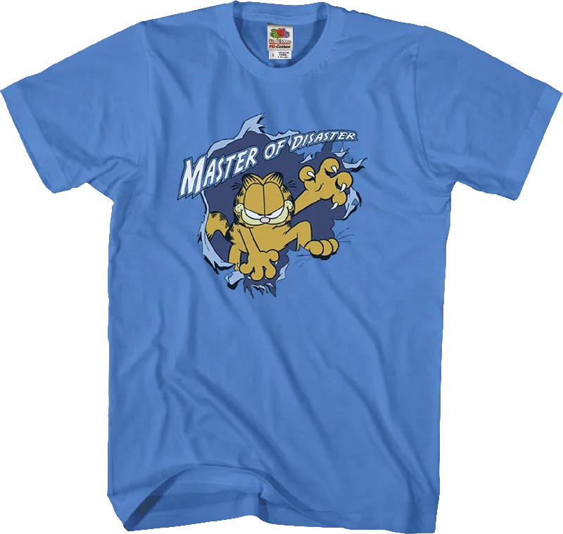 Master Of Disaster Garfield T-Shirt