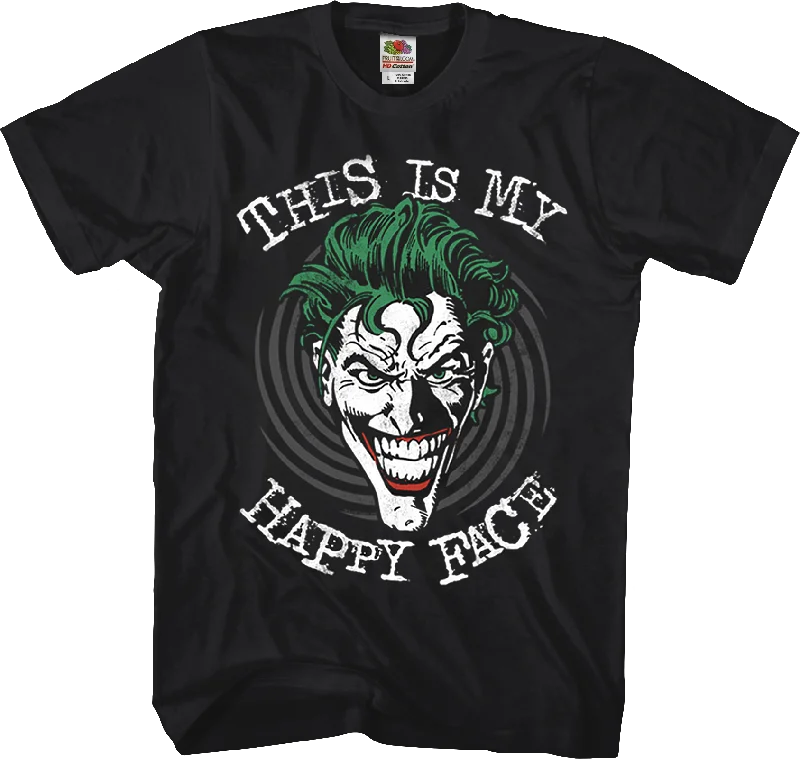 Joker This Is My Happy Face DC Comics T-Shirt