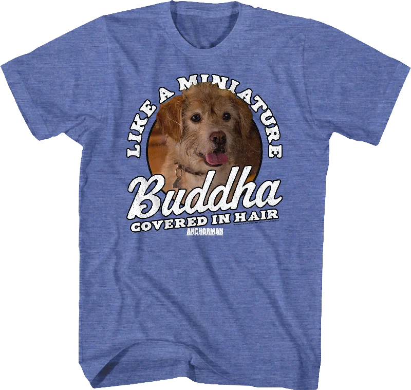 Miniature Buddha Covered In Hair Anchorman T-Shirt