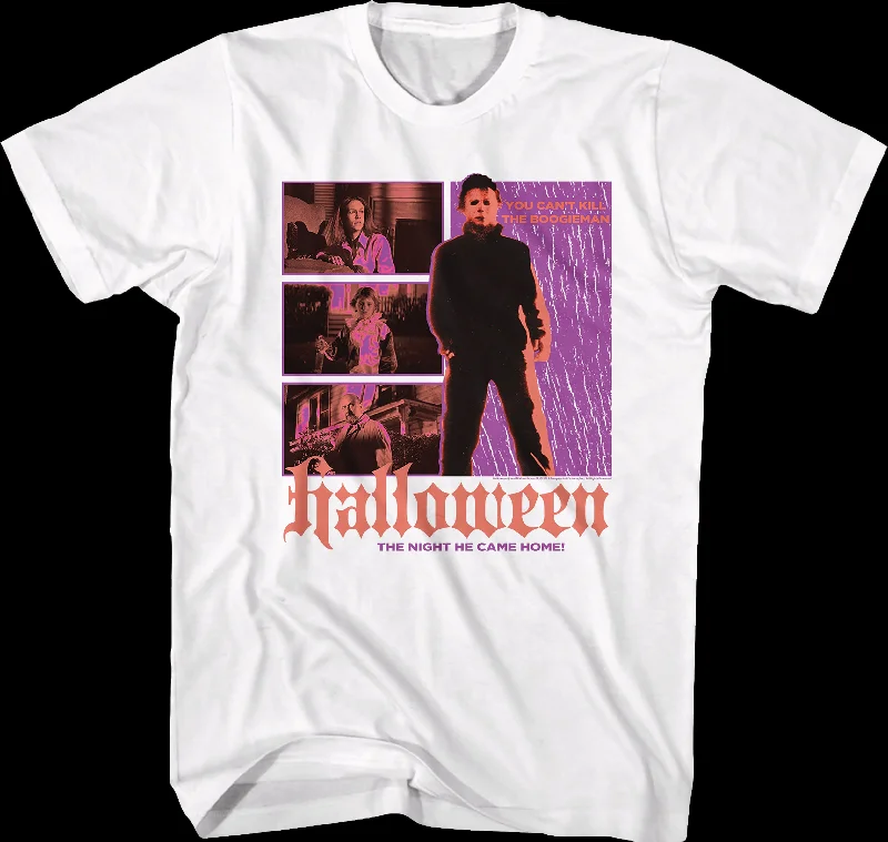 Retro Collage Poster Halloween T-Shirt