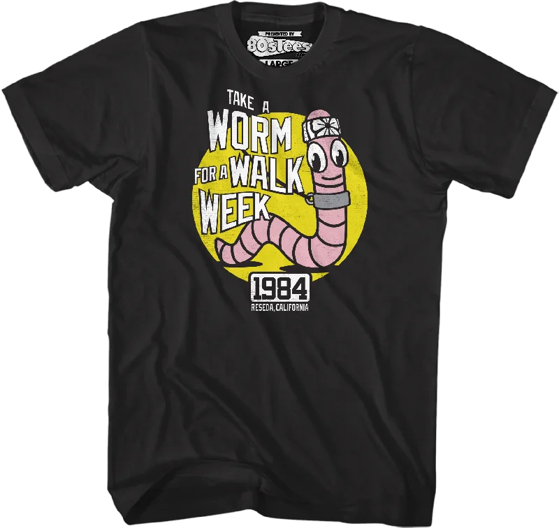 Take A Worm For A Walk Week Karate Kid T-Shirt