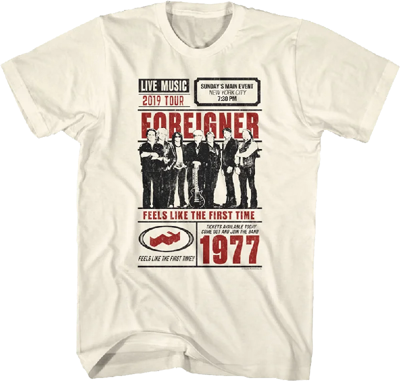 Feels Like The First Time Foreigner T-Shirt