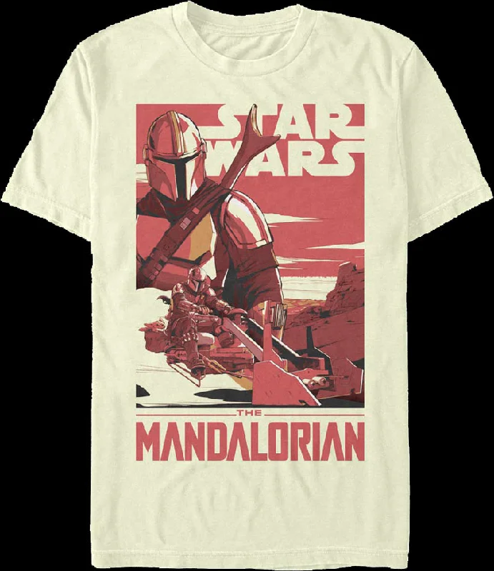 Din Djarin Poster The Mandalorian Star Wars T-Shirt